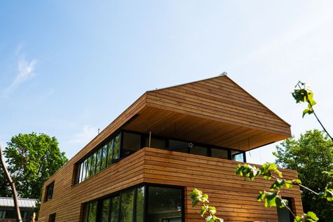 SEEIN Architects, Tấm nhựa ốp tường ngoài trời