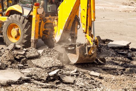 CÔNG TY TNHH THƯƠNG MẠI XÂY DỰNG HOÀNG THÁI GIA, Phá dỡ