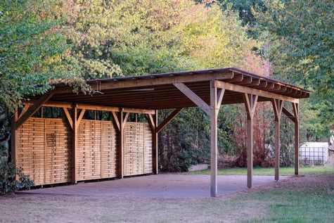 Công ty TNHH Tư vấn Thiết kế Kiến trúc IF - IF Design, Mái hiên gỗ nhựa ngoài trời