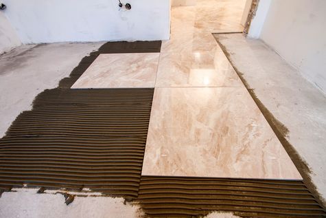 Công ty Cổ Phần Xây Dựng - Trang Trí Nội Thất - Thương Mai Dịch Vụ Cường Quyền, Lát gạch