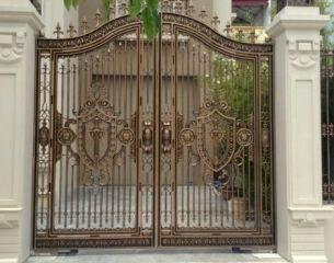 Sơn tĩnh điện cửa sắt 