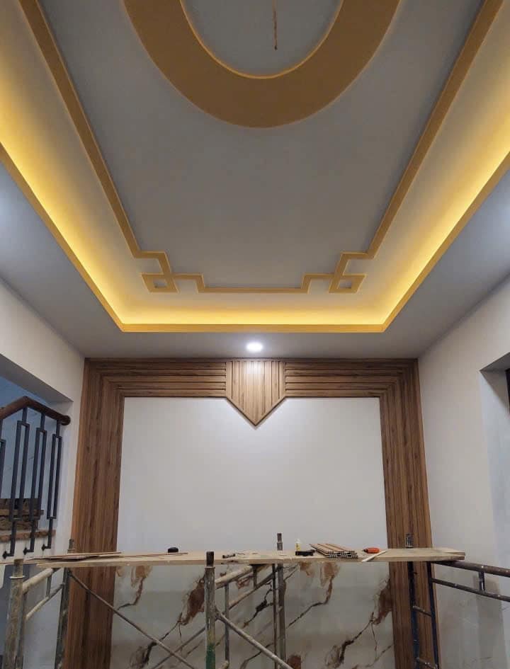 Thi công trần thạch 