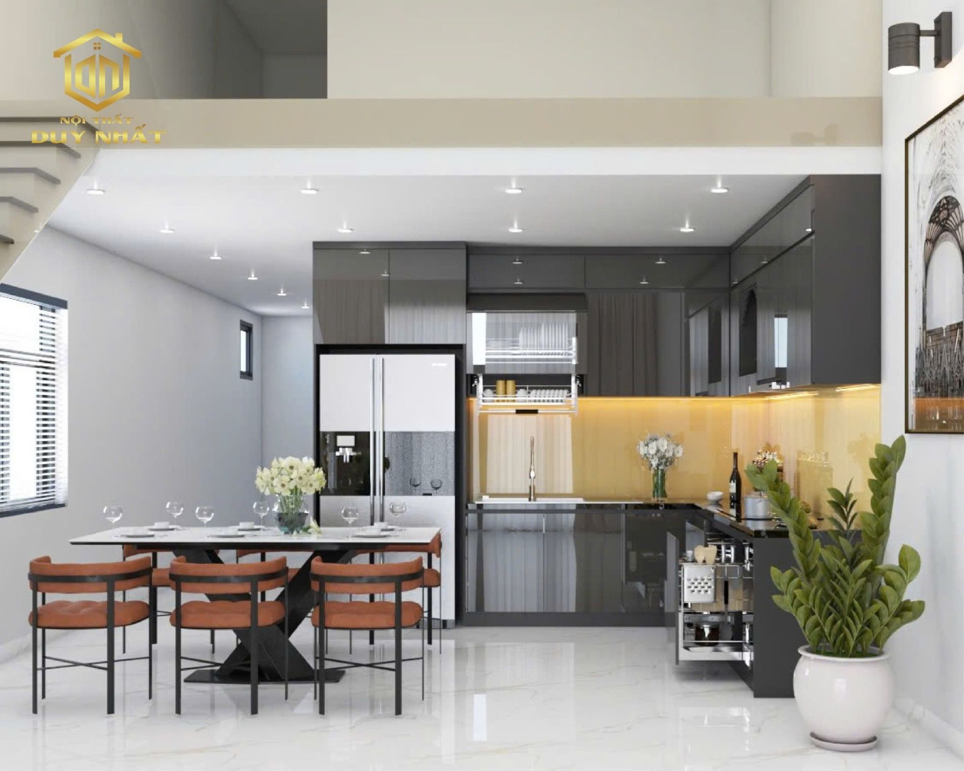 Thiết kế nội thất phòng bếp 