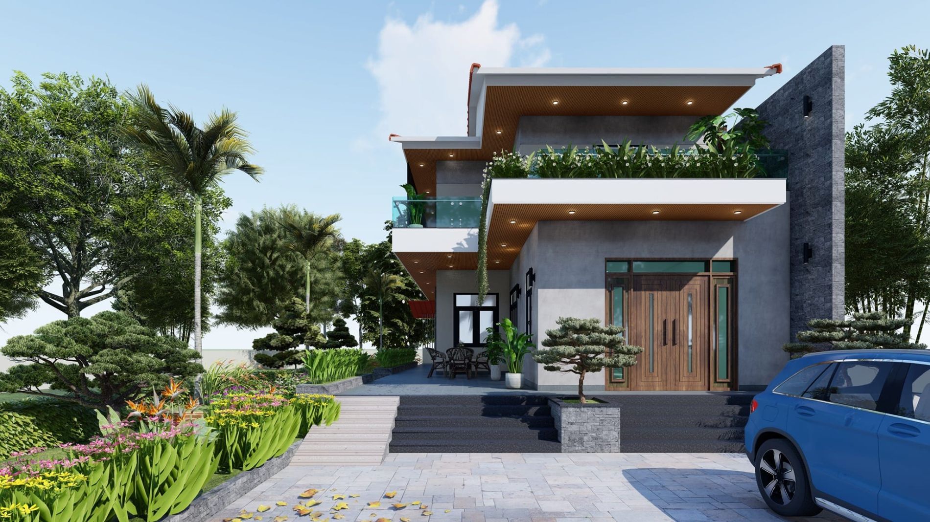 Thi công xây dựng nhà hiện đại