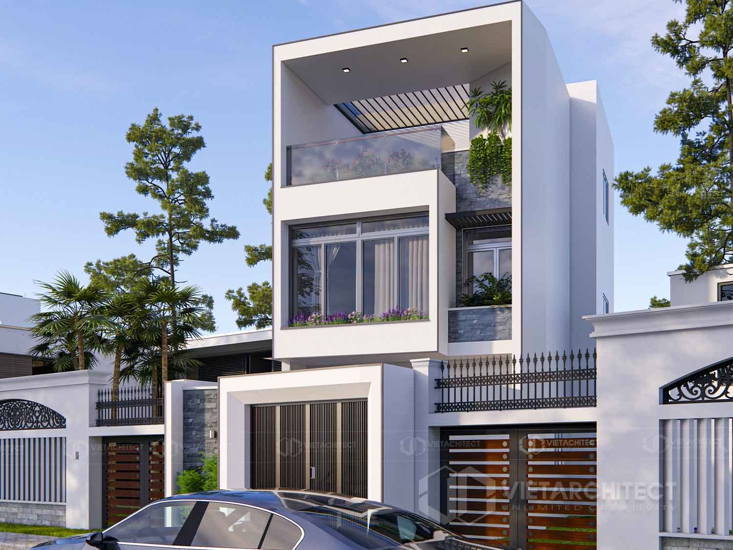 Thiết kế kiến trúc nhà phố
