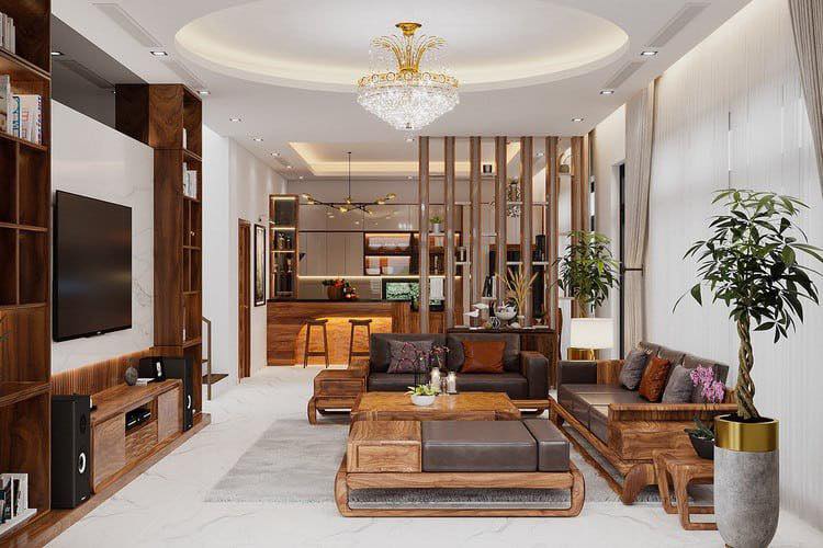 Thiết kế nội thất phòng khách 