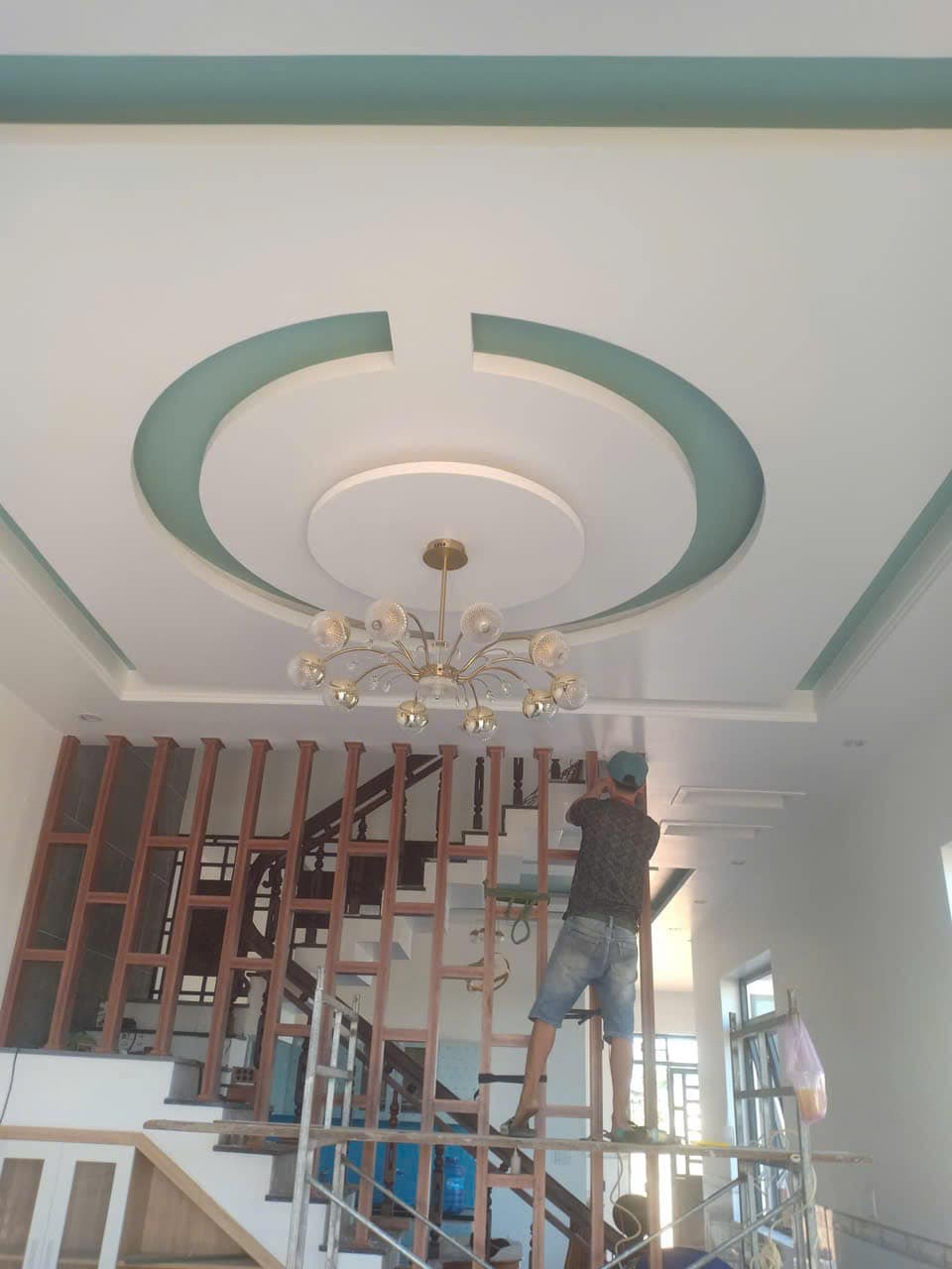 Thi công trần thạch cao nhà ở 