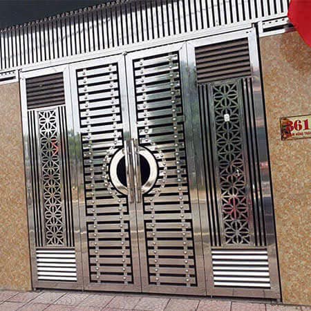 Cửa cổng inox 