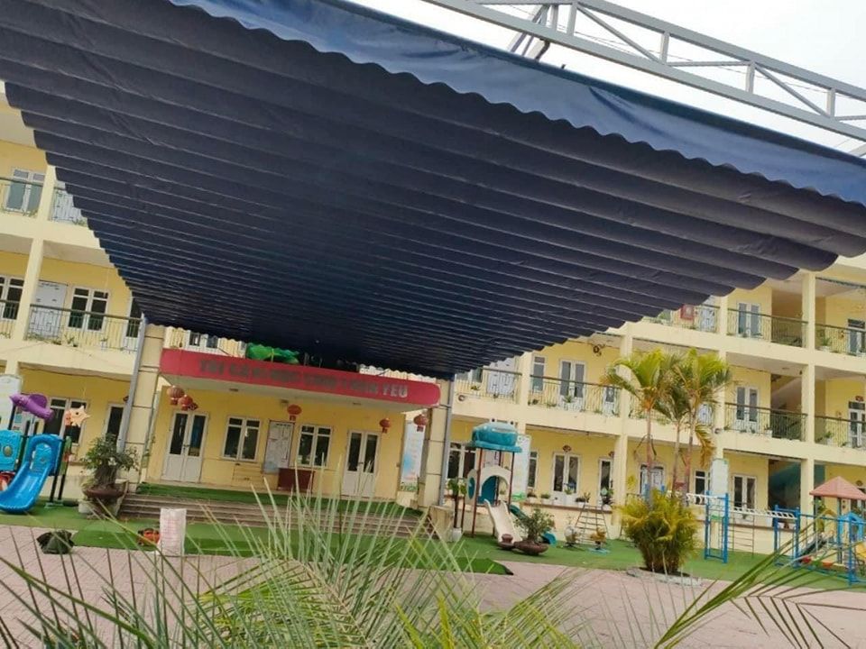 Lắp mái xếp di động 