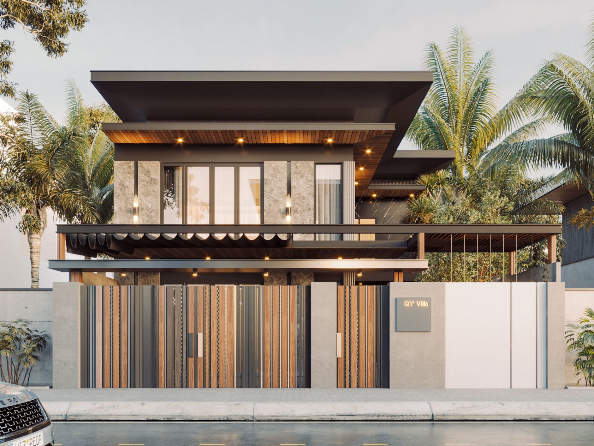 Thi công villa 