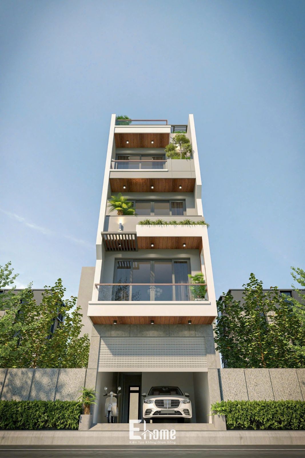 Thi công xây dựng nhà hiện đại