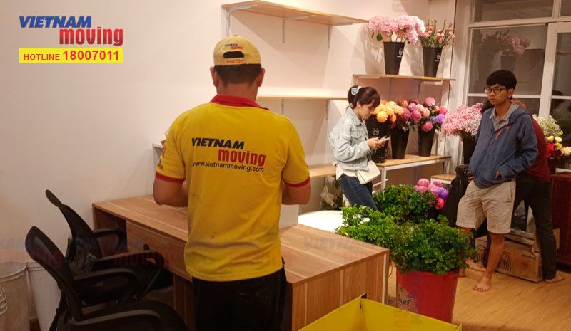Dự án vận chuyển cửa hàng Hoa Anh Minh