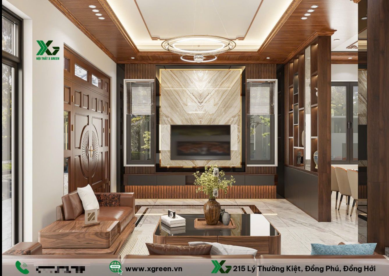 Thiết kế nội thất phòng khách 