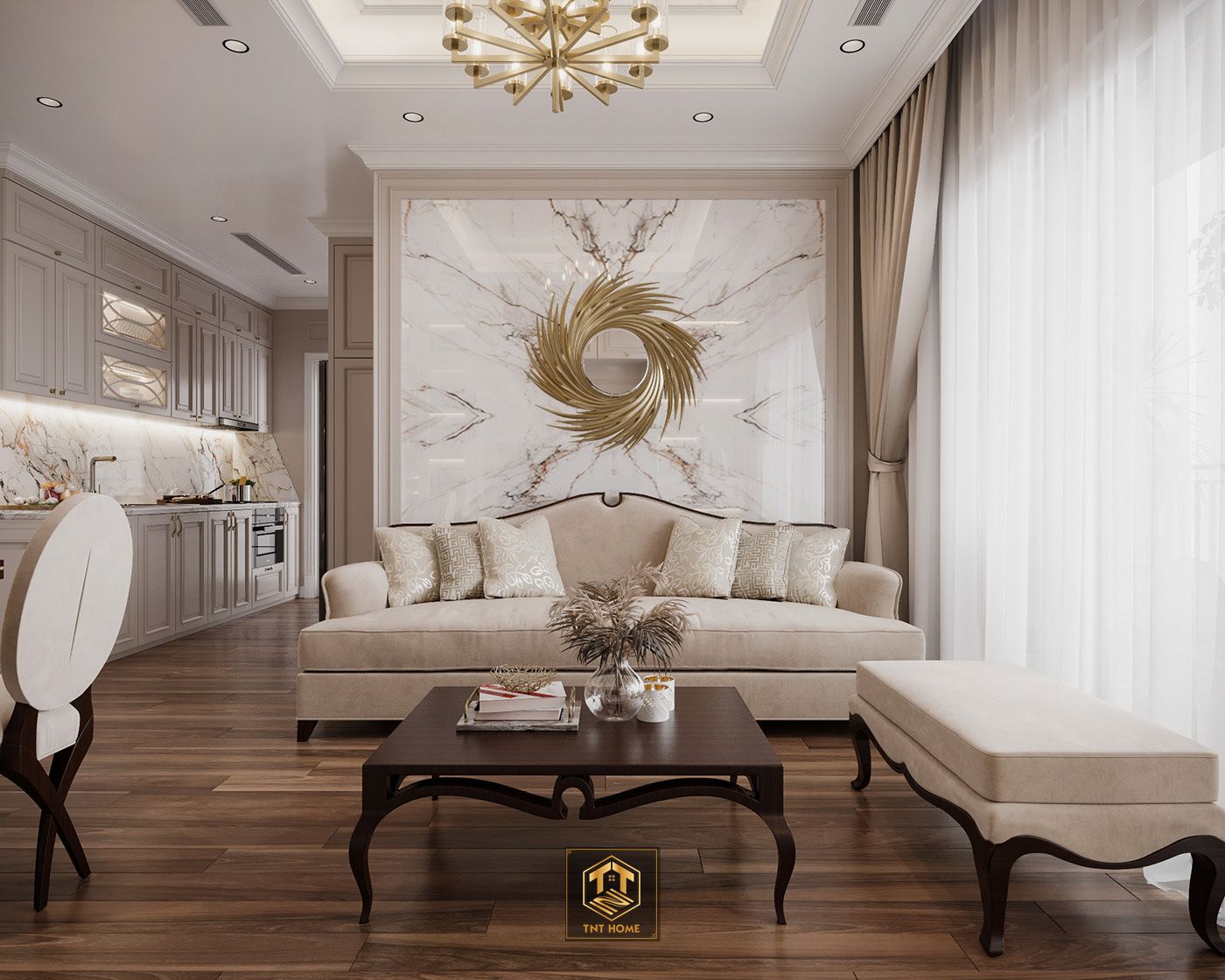 Thiết kế thi công nội thất căn hộ Vincom Park Place