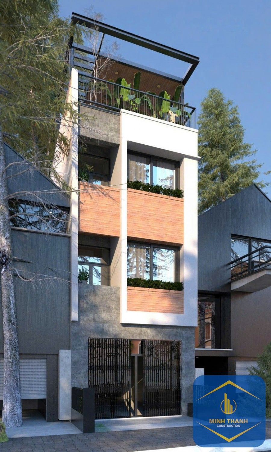 Thi công xây dựng nhà phố 