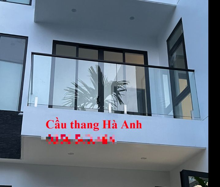 Lan can kính cường lực