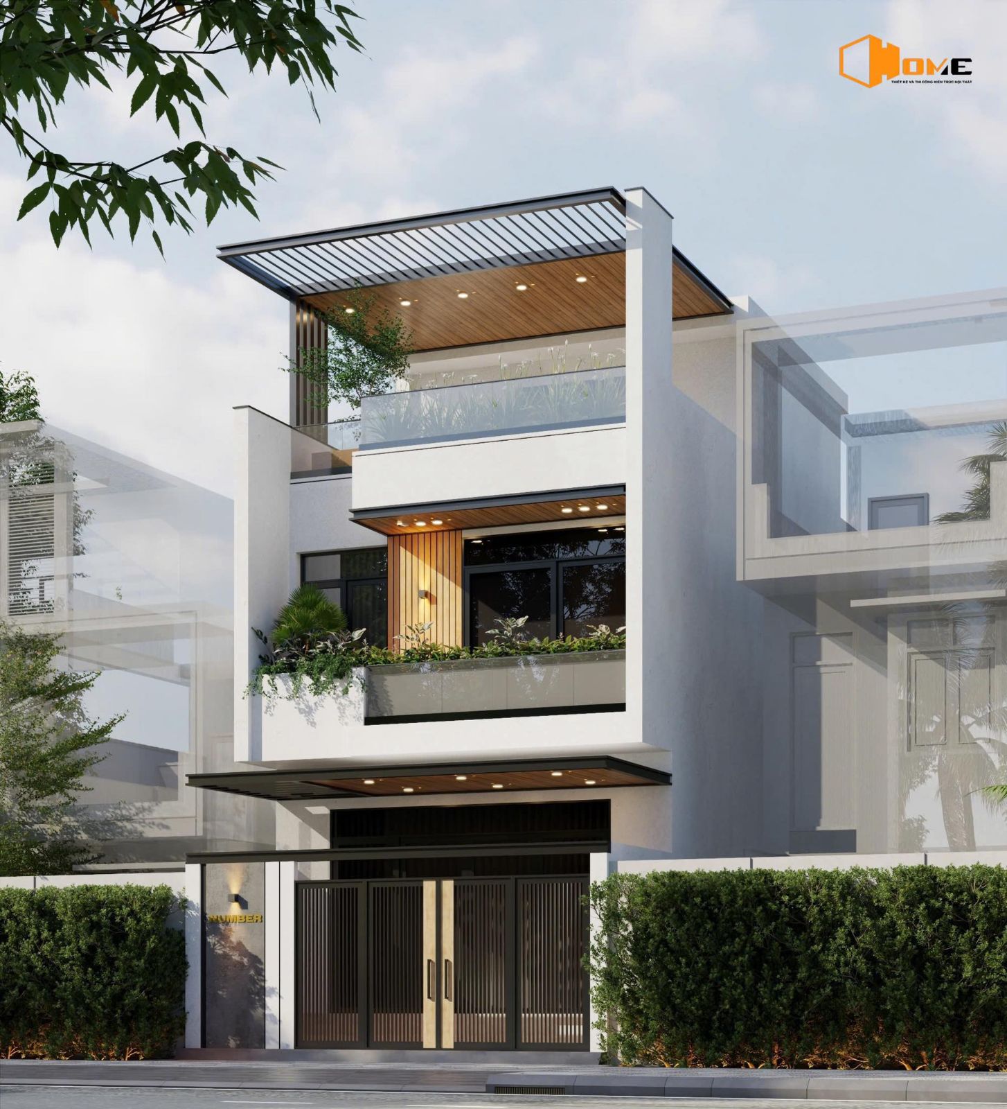 Thiết kế thi công xây dựng nhà phố