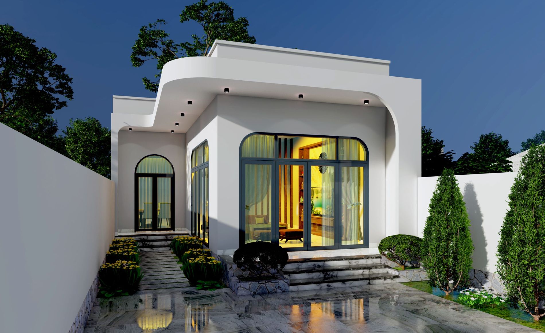 Thi công xây dựng nhà hiện đại