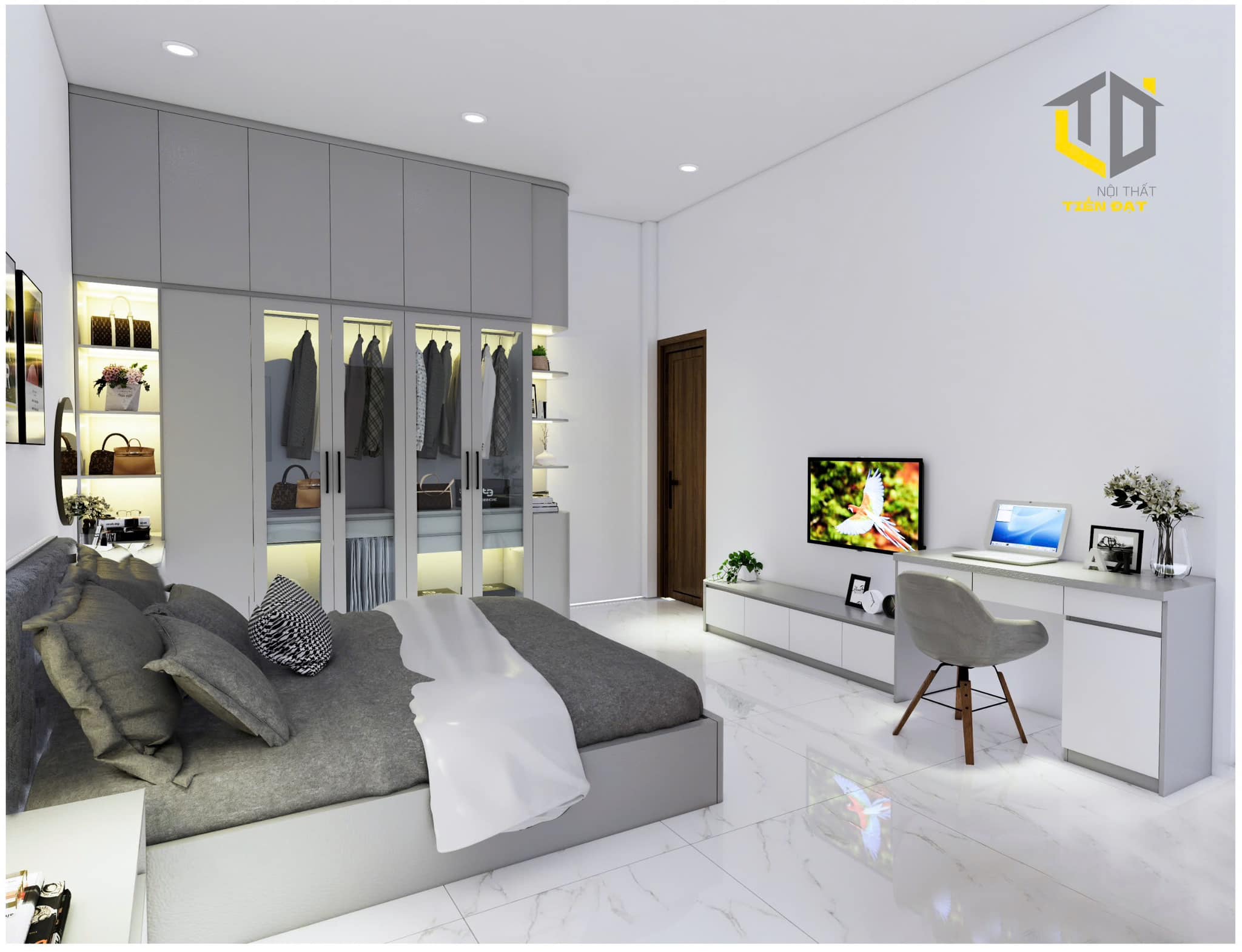 Thiết kế nội thất phòng ngủ 