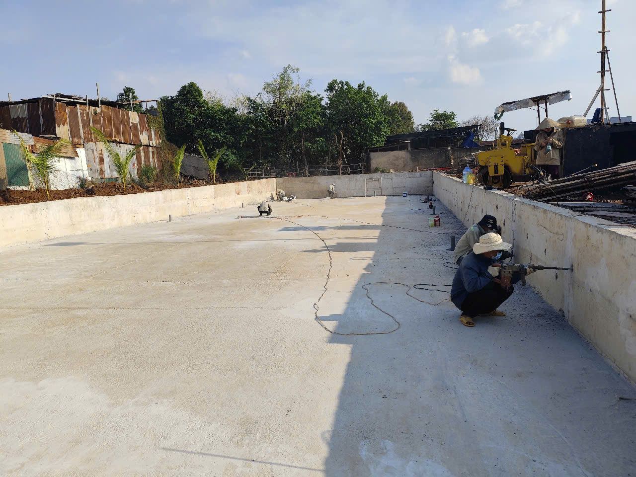 Hoàn thiện chống thấm sân nhà