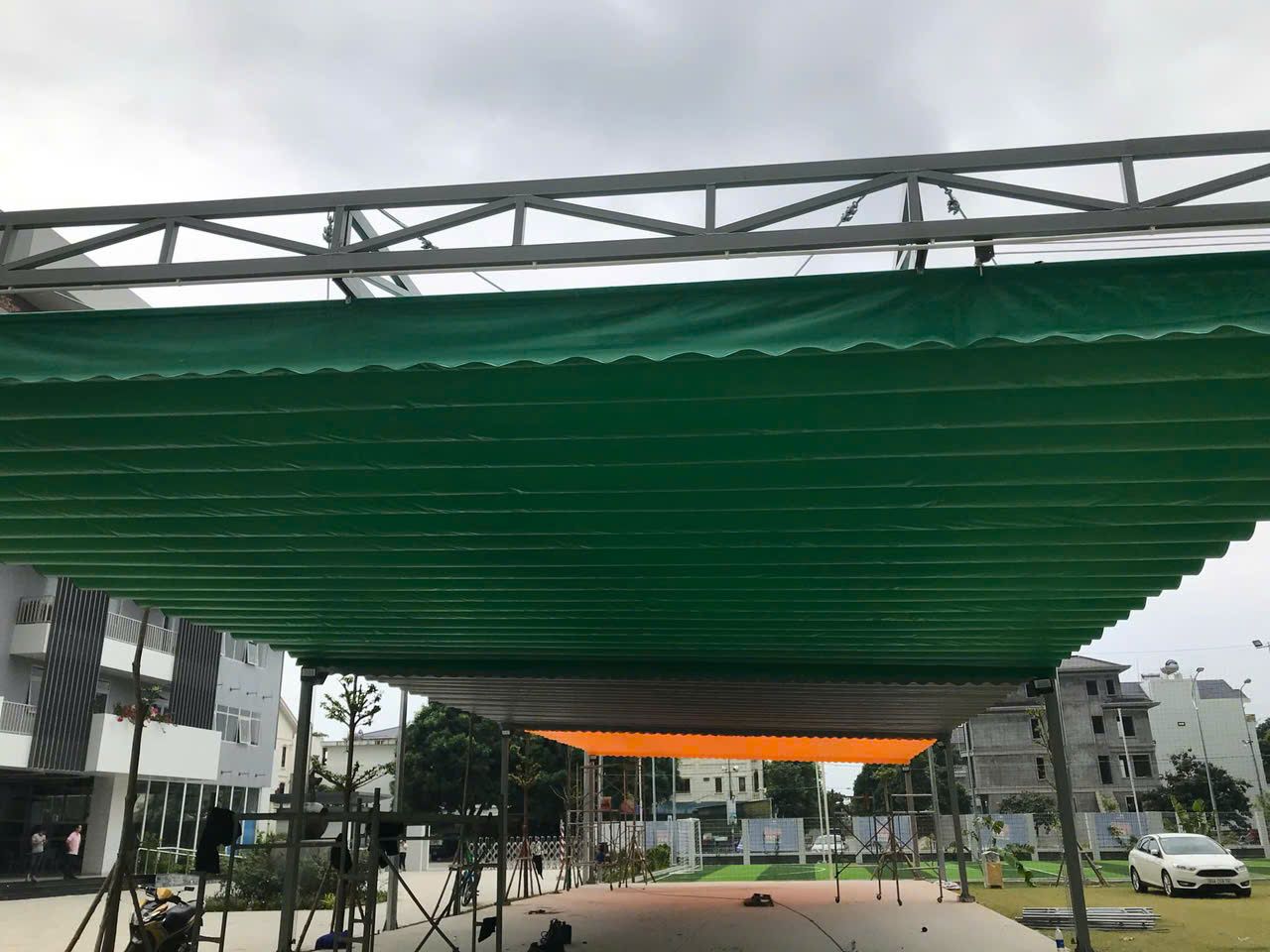 Lắp mái xếp 