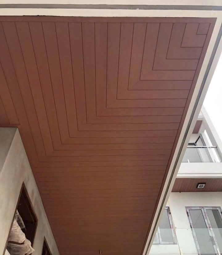 Thi công trần lam sóng   