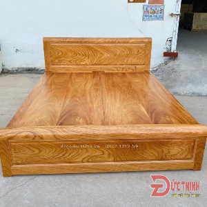 Giường ngủ có ngăn kéo gỗ đỏ