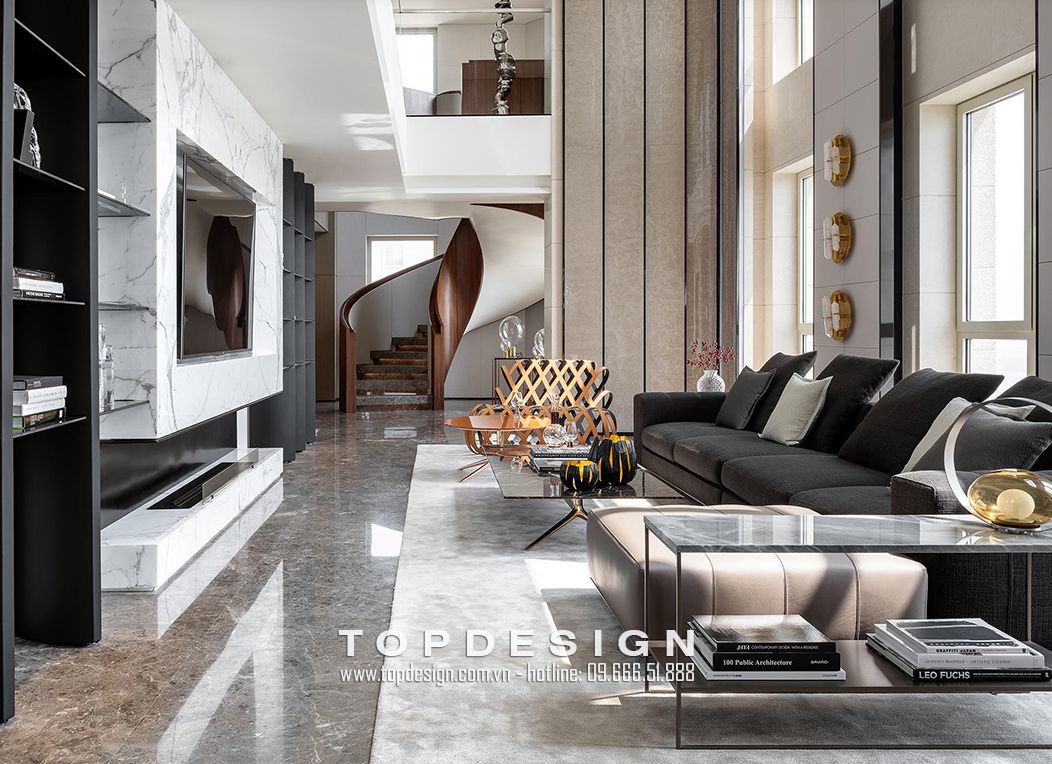 Thiết kế nội thất penthouse