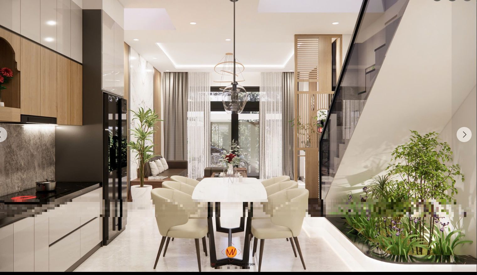 Thiết kế nội thất khu vực bếp ăn