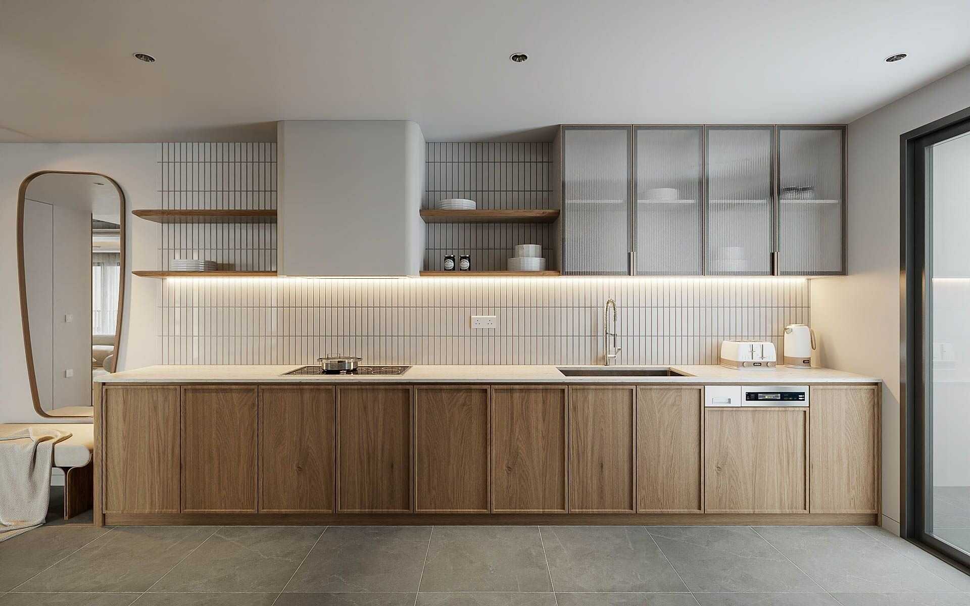 Thiết kế nội thất căn bếp 