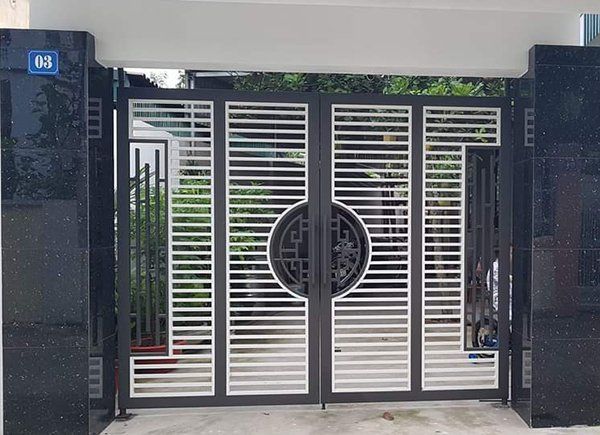 Thi công cổng sắt 