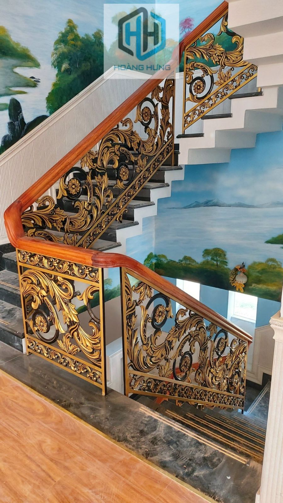 Cầu thang sắt 