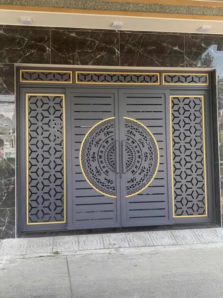 Cắt cnc cửa cổng 