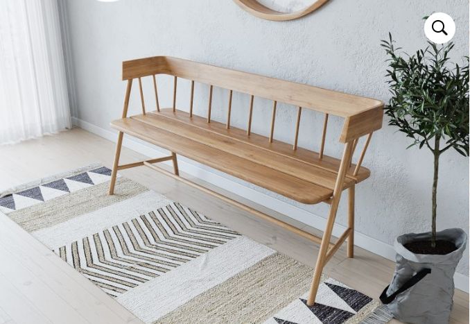 GHẾ BENCH LƯNG SONG TỰA CÓ TAY