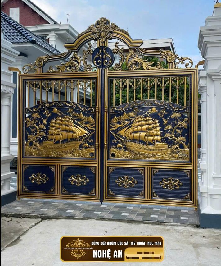 Thi công cửa cổng