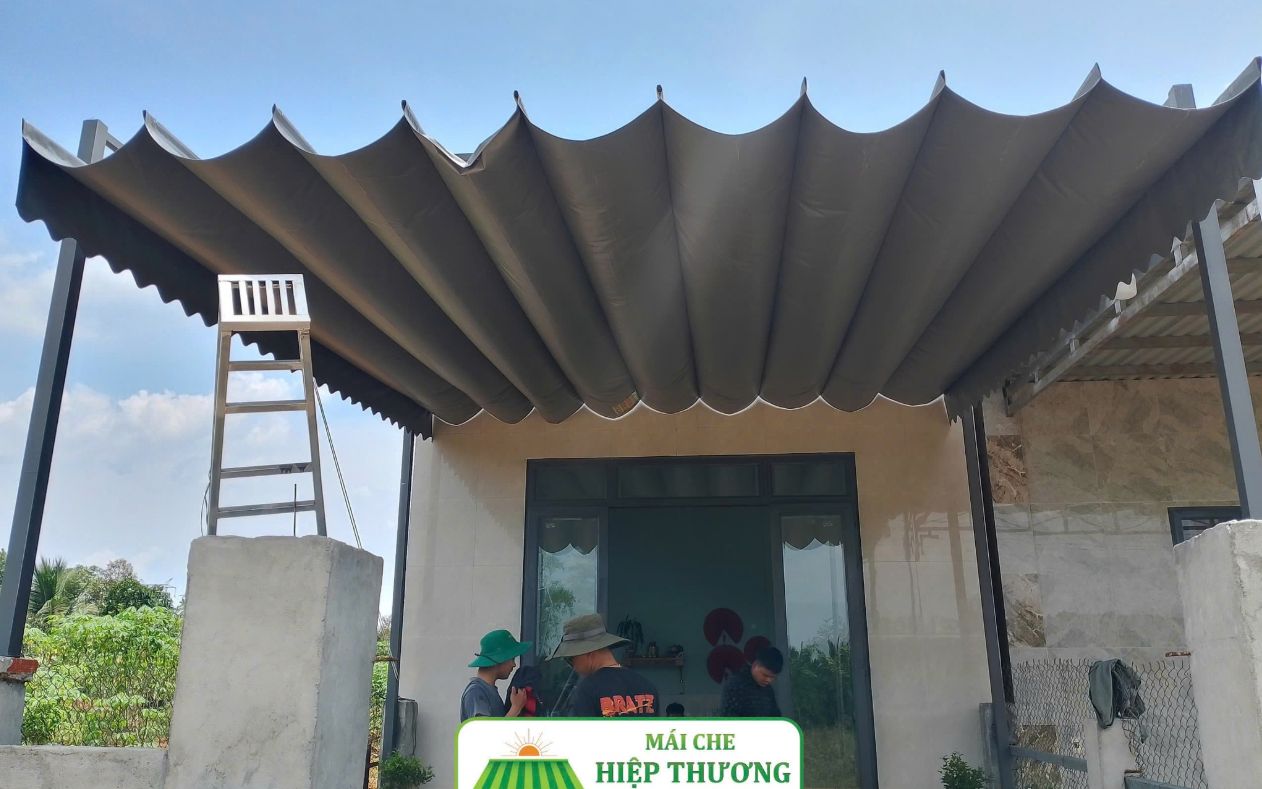 Lắp đặt mái xếp 