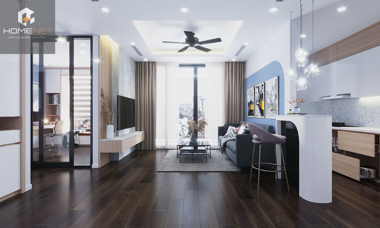 Thiết kế hoàn thiện nội thất căn hộ 