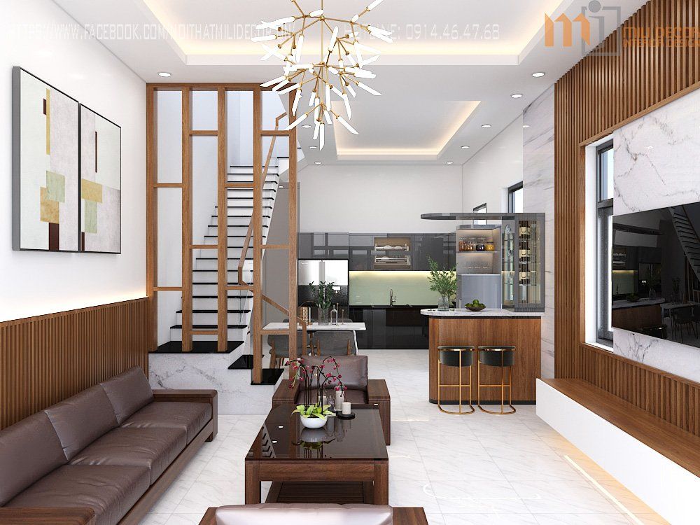 Thiết kế nội thất phòng khách 