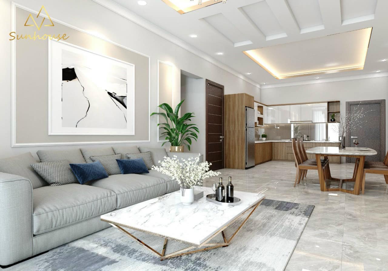 Thiết kế nội thất phòng khách 
