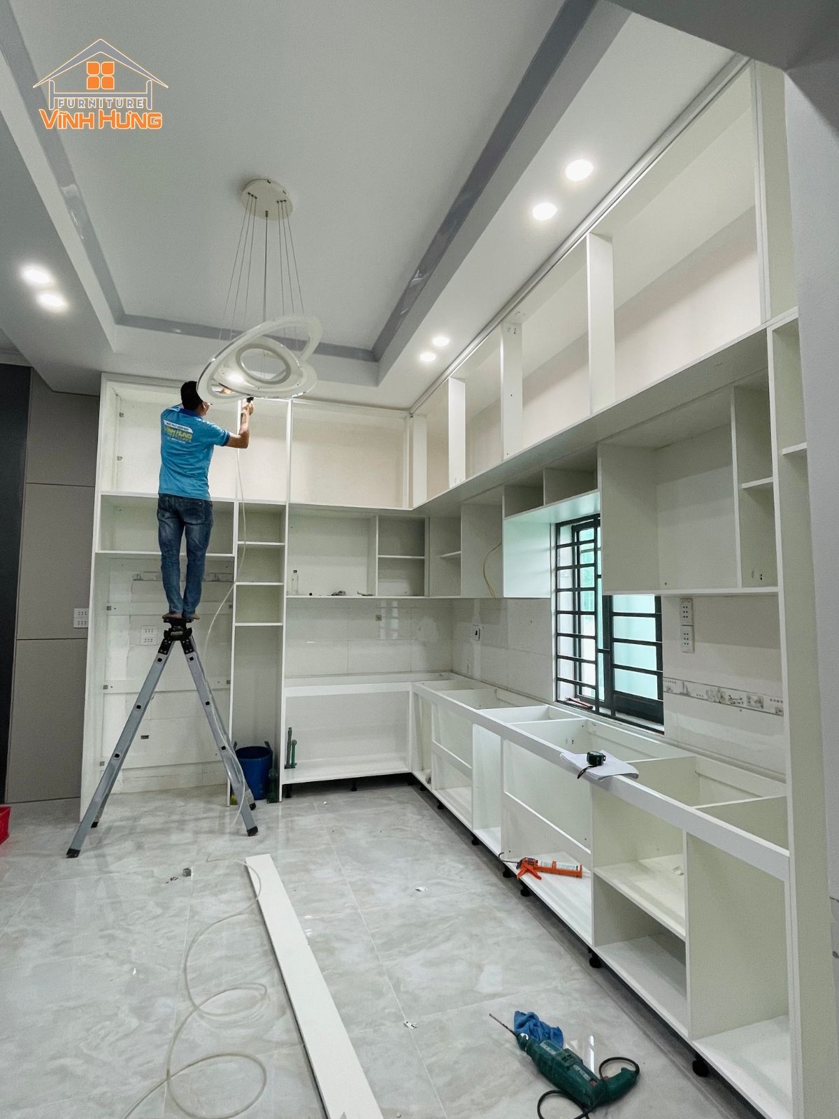 Hoàn thiện tủ bếp 