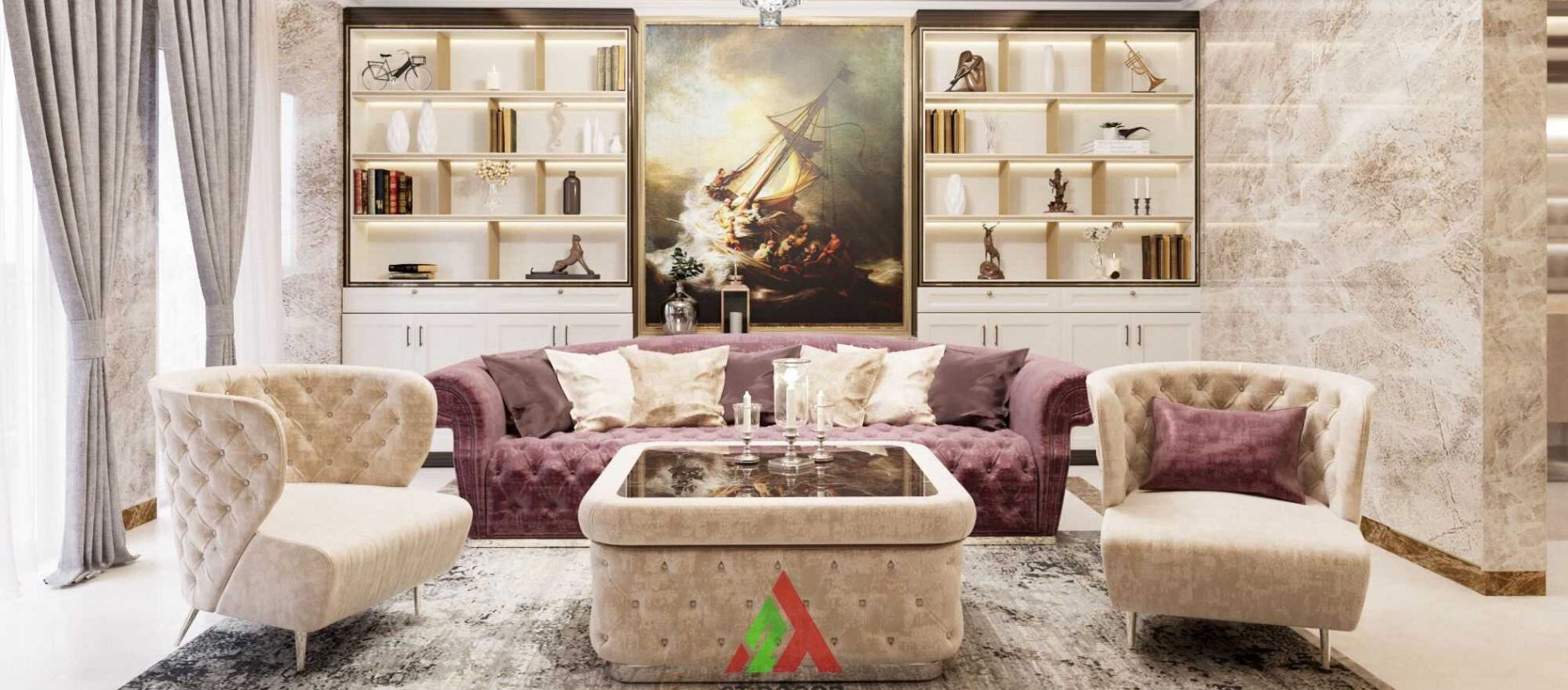 Thiết kế nội thất nhà Phố  Đ Nguyễn Trãi – 100m2 – 4 lầu