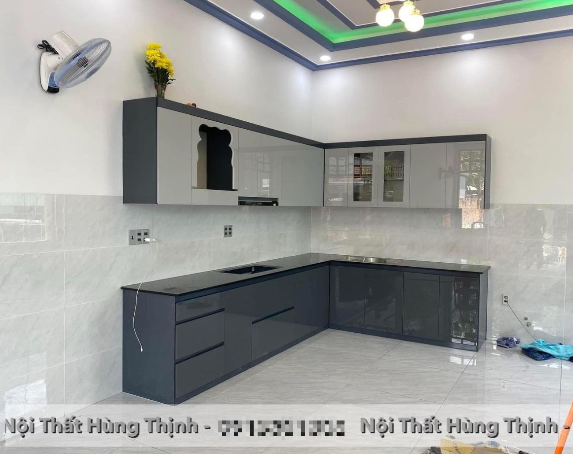 Thi công tủ bếp