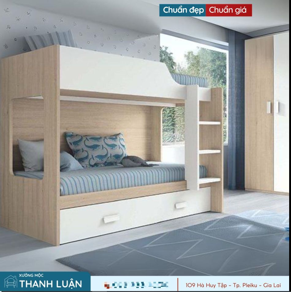 Thiết kế thi công giường ngủ tầng 