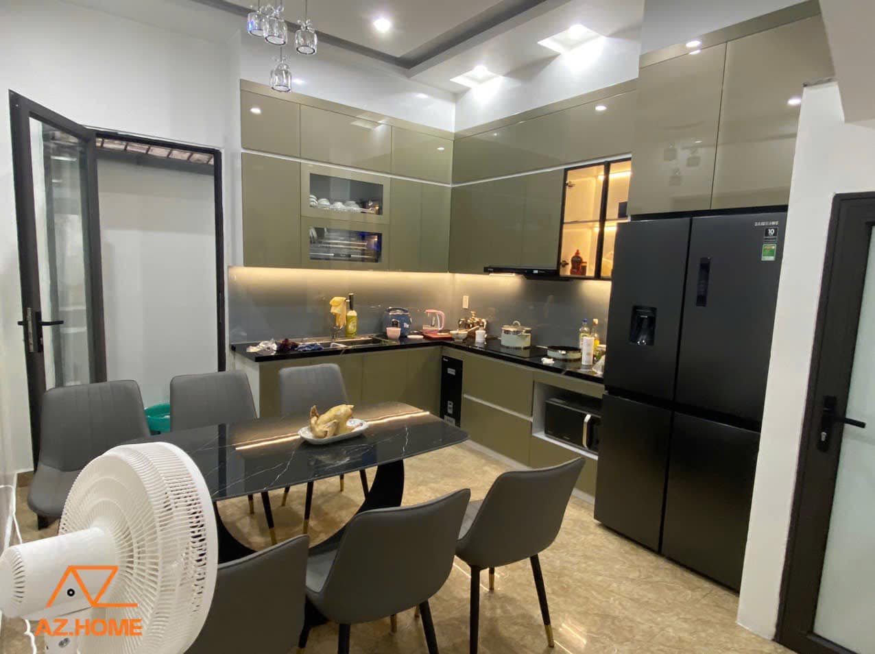 Thi công lắp đặt tủ bếp 