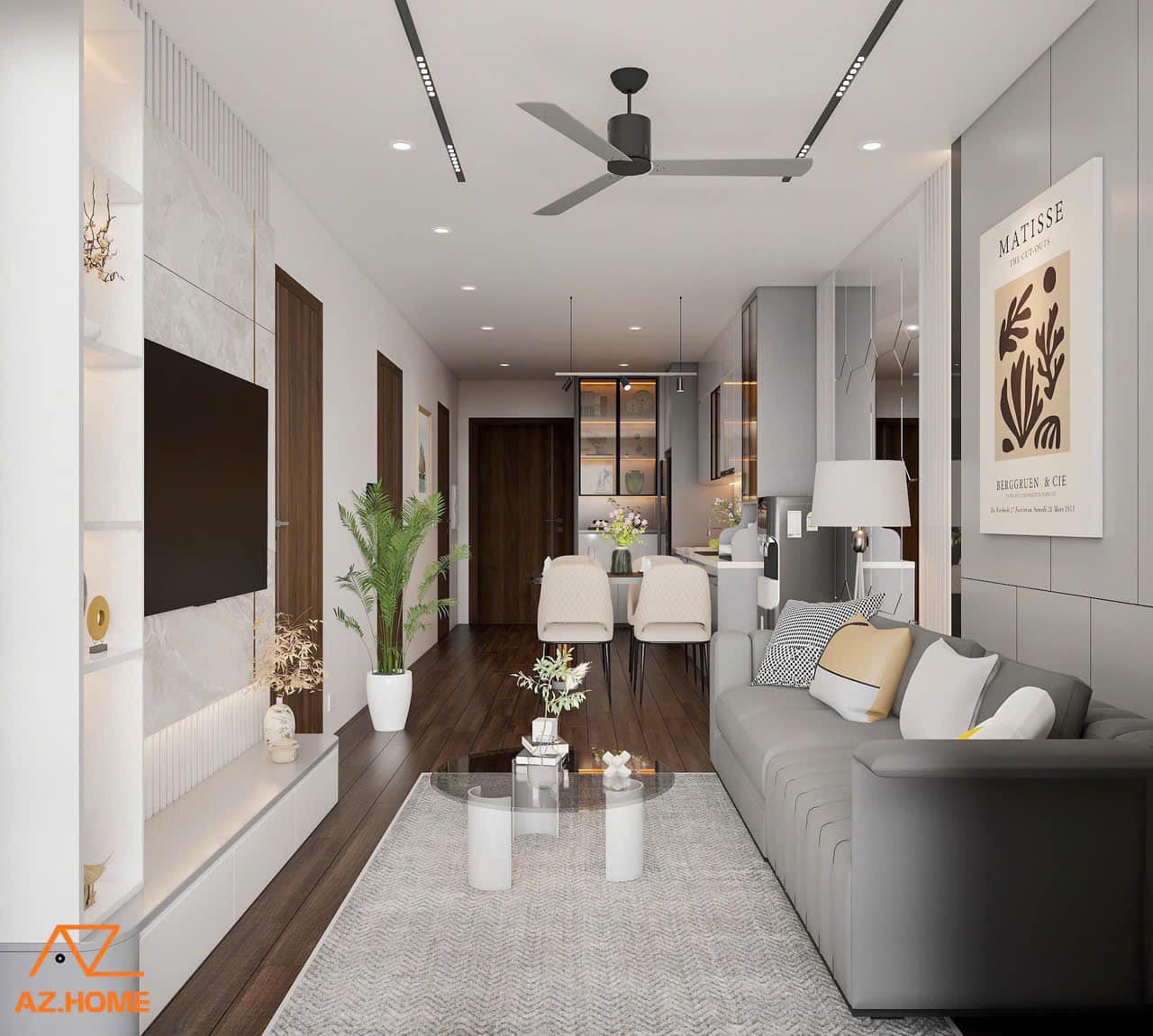 Thiết kế nội thất phòng khách 