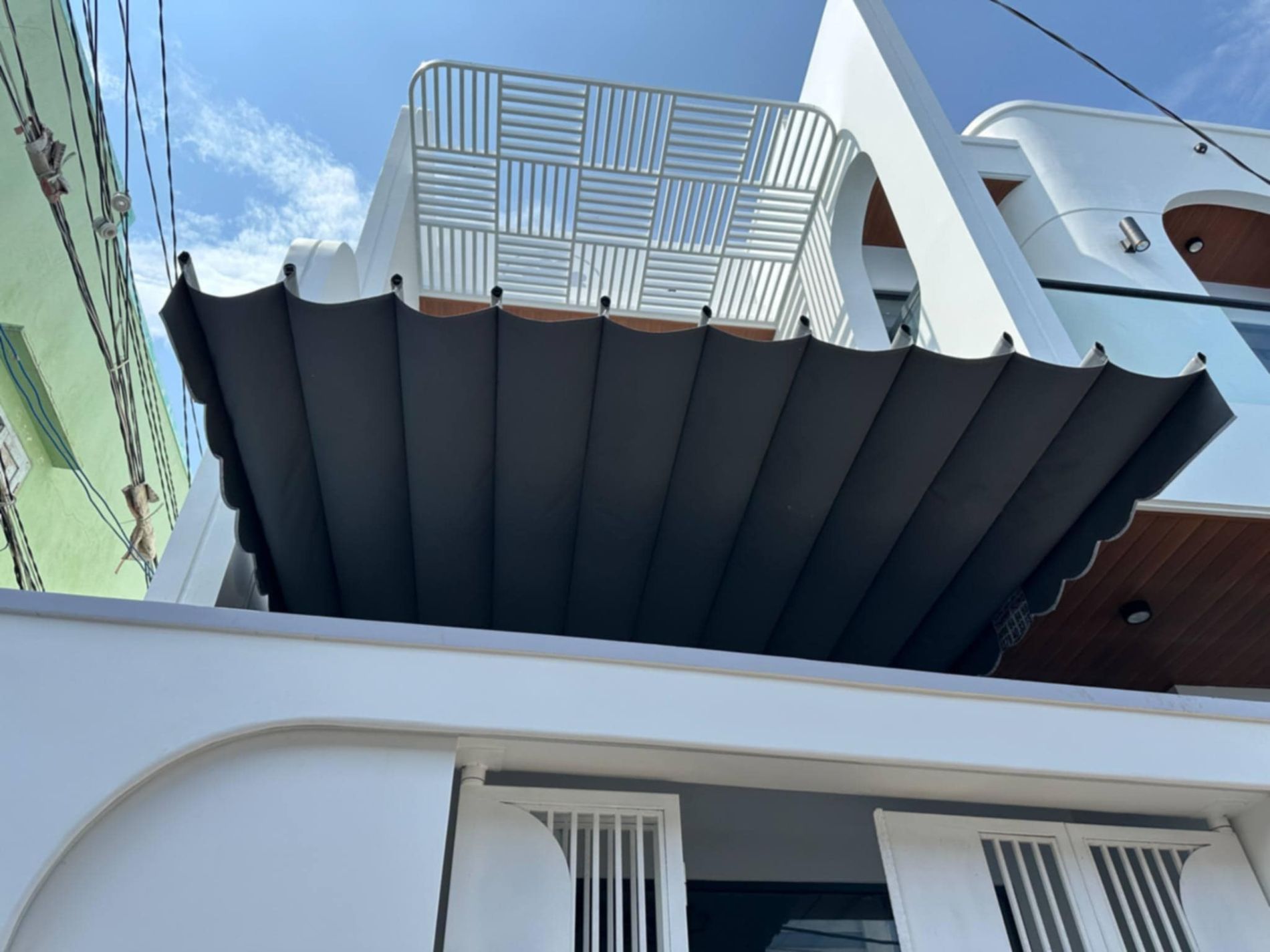 Mái xếp lượn sóng 