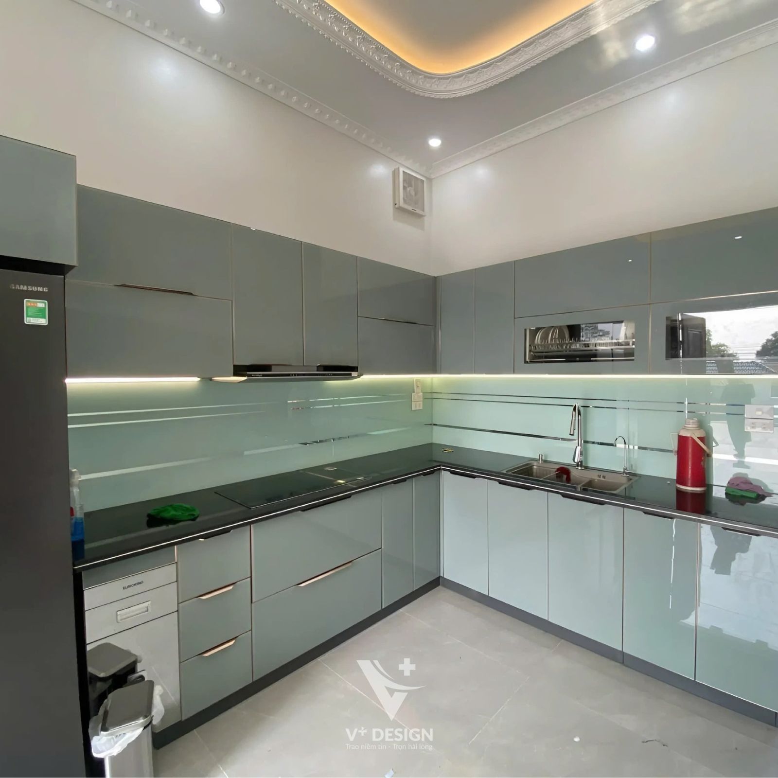Thi công lắp đặt tủ bếp 