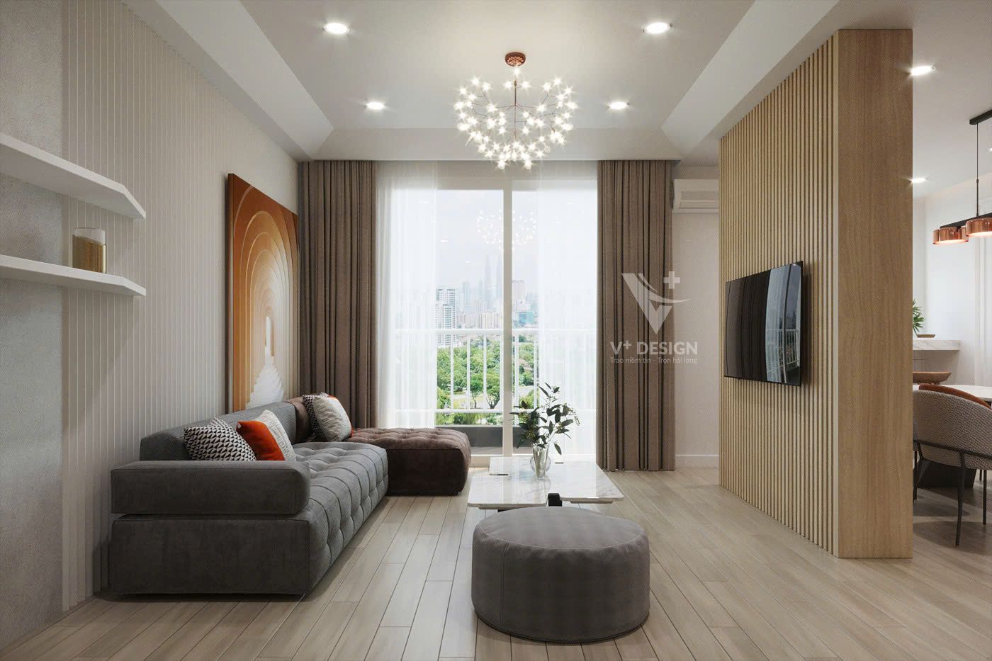 Hoàn thiện nội thất phòng khách