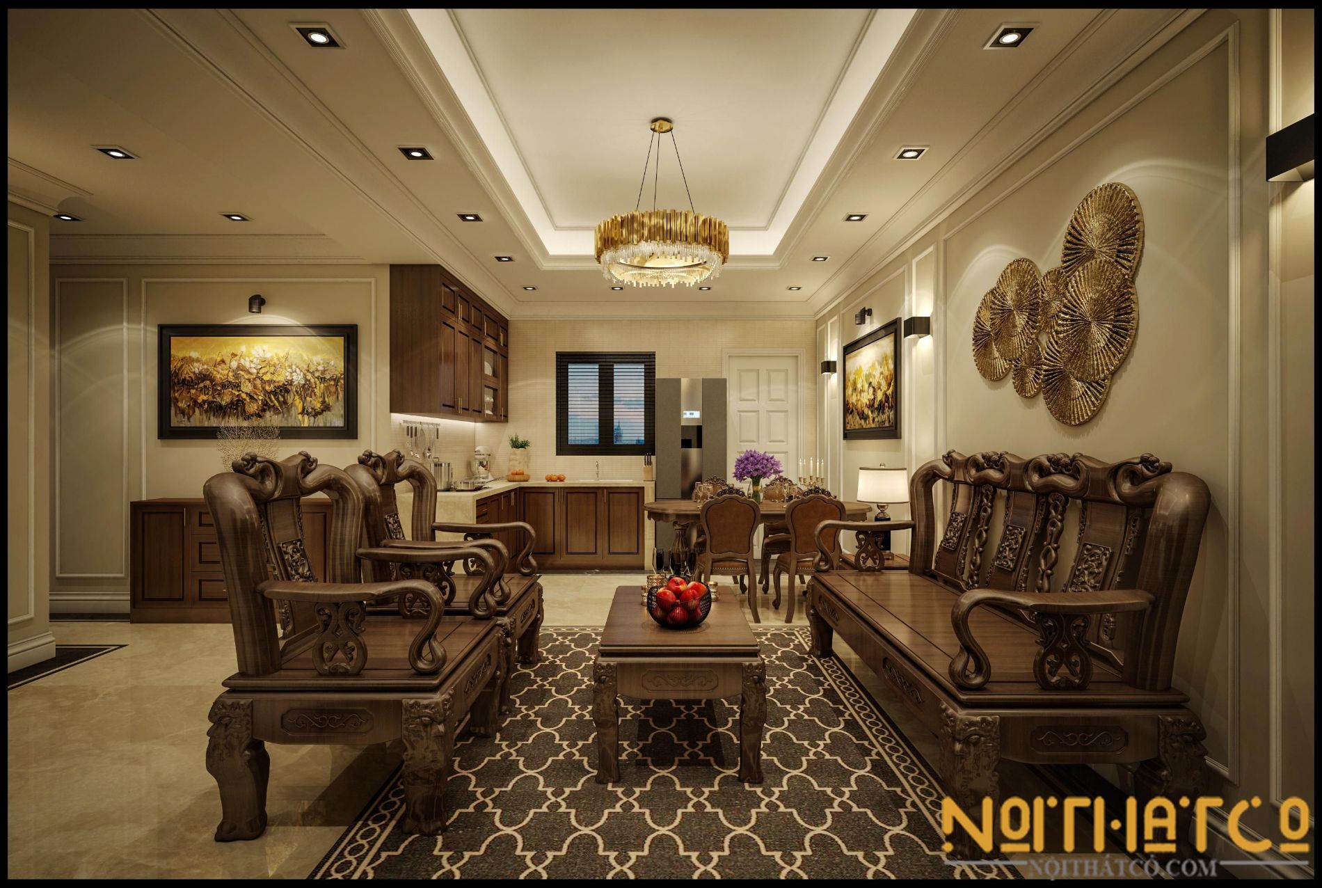 Thiết kế nội thất biệt thự