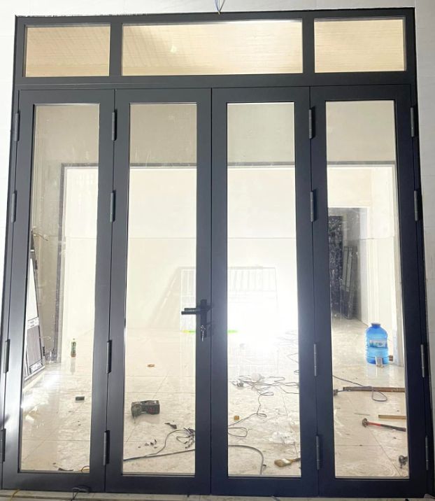 Thi công lắp cửa nhôm kính 